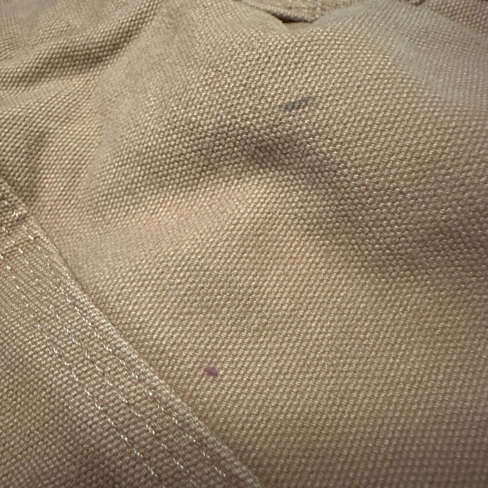 Y2K Vintage 2003 Carhartt J97 CML Sandstone Detroit Cropped Jacket 2XL Reg - Picture 10 of 16